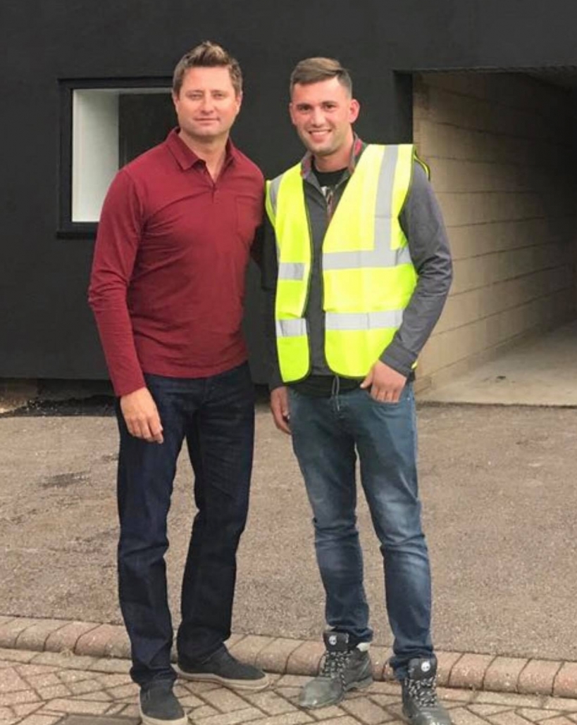 Kastriot Reka with George Clarke